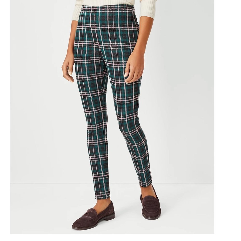The Plaid Side Zip Legging